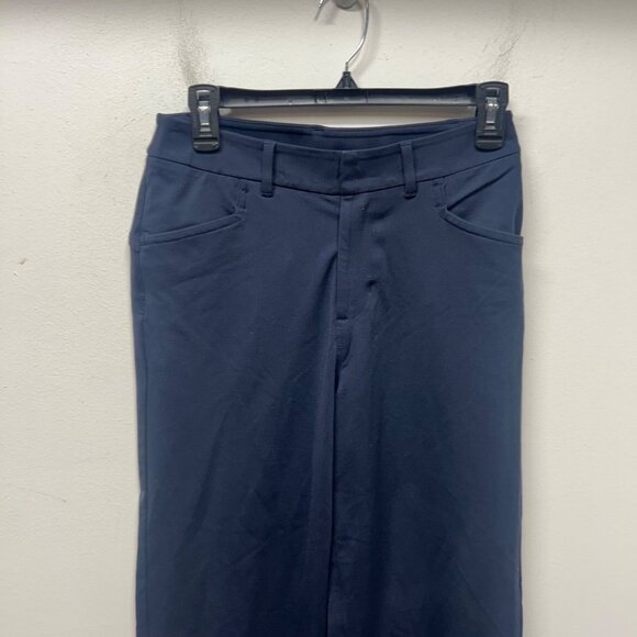 Public Rec Pants Womens 28x26 blue All Day crop Straight Leg Golf Performance - Picture 5 of 12